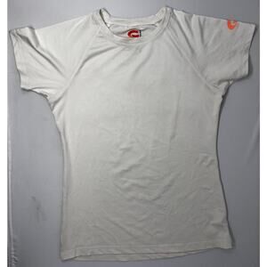 O'RAGEOUS Men's White Stretch Spandex Shirt size Small Pre-Owned small stain